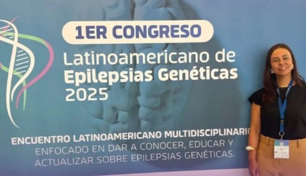 Dra. Daniela Bezerra no 1 Congresso Latino Americano de Epilepsias Genéticas