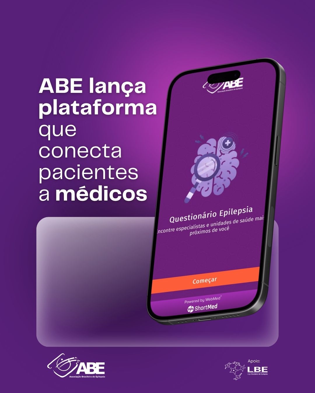 Banner vertical da campanha ABE